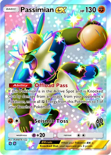 Passimian ex card art (Mega Rising)