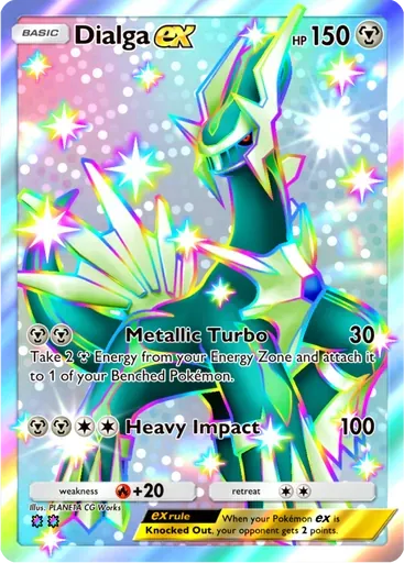 Dialga ex card art (Mega Rising)