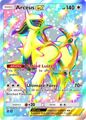 Arceus ex card art (Mega Rising)