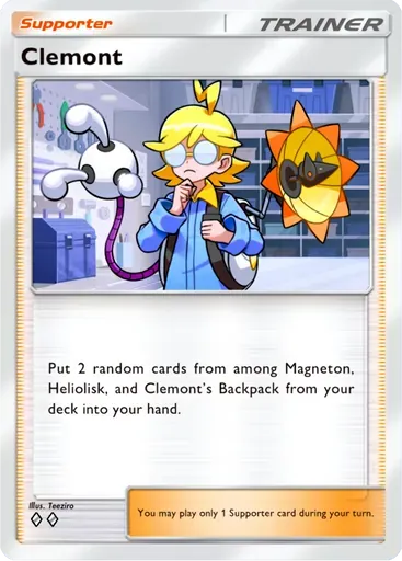 Clemont card art (Crimson Blaze)
