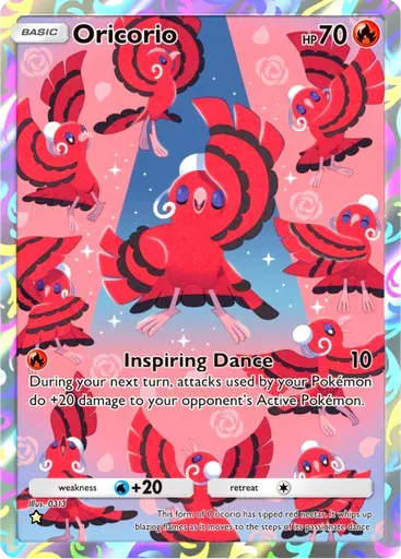 Oricorio card art (Fantastical Parade)