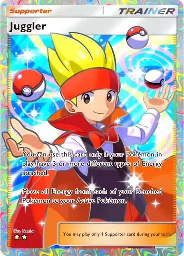 Juggler card art (Fantastical Parade)
