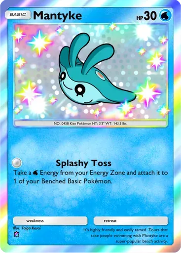 Mantyke card art (Fantastical Parade)