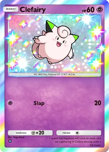Clefairy card art (Fantastical Parade)