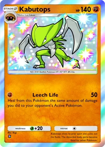 Kabutops card art (Fantastical Parade)