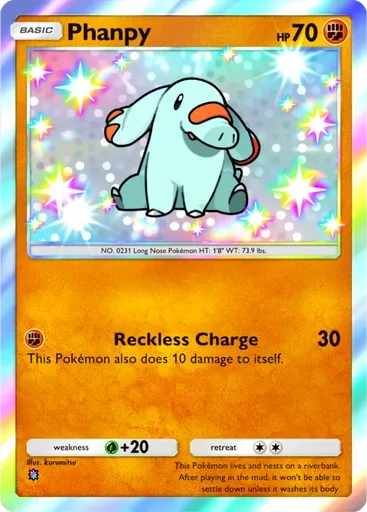 Phanpy card art (Fantastical Parade)