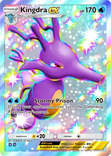 Kingdra ex card art (Fantastical Parade)