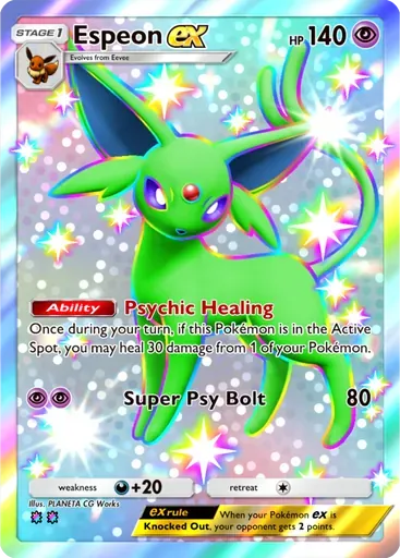 Espeon ex card art (Fantastical Parade)