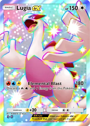 Lugia ex card art (Fantastical Parade)
