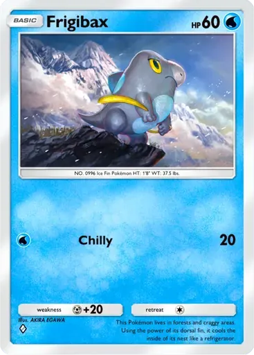 Frigibax card art (Paldean Wonders)