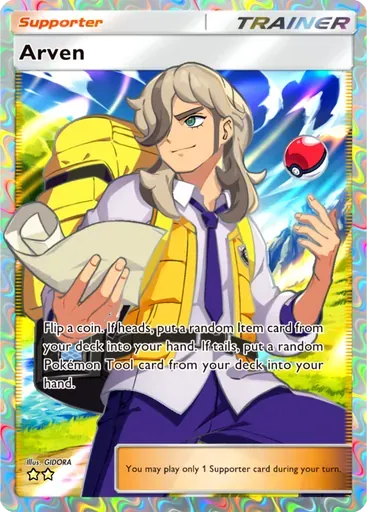Arven card art (Paldean Wonders)