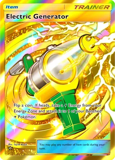 Electric Generator card art (Paldean Wonders)