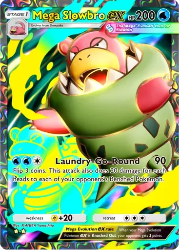 Mega Slowbro ex card art (Mega Shine)