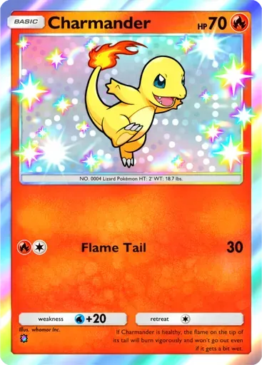 Charmander card art (Mega Shine)