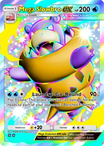 Mega Slowbro ex card art (Mega Shine)