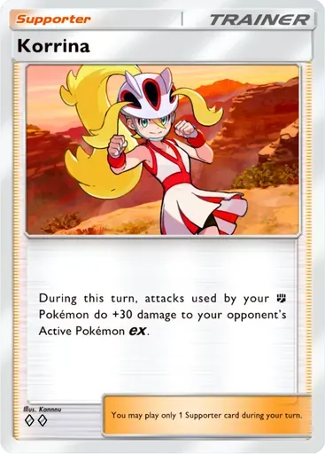 Korrina card art (Pulsing Aura)