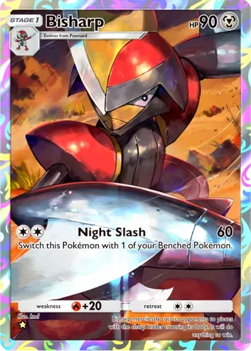 Bisharp card art (Pulsing Aura)