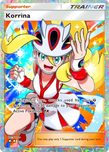 Korrina card art (Pulsing Aura)
