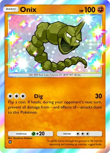 Onix card art (Pulsing Aura)