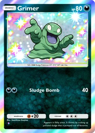 Grimer card art (Pulsing Aura)