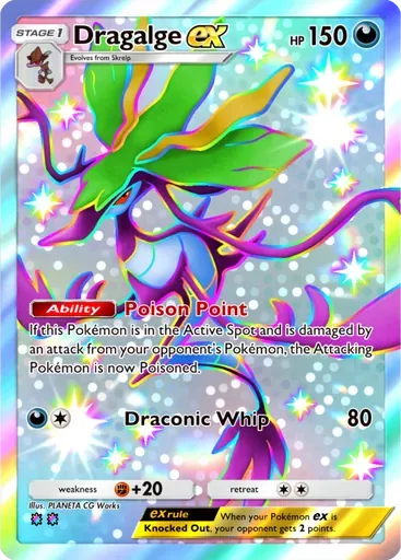 Dragalge ex card art (Pulsing Aura)