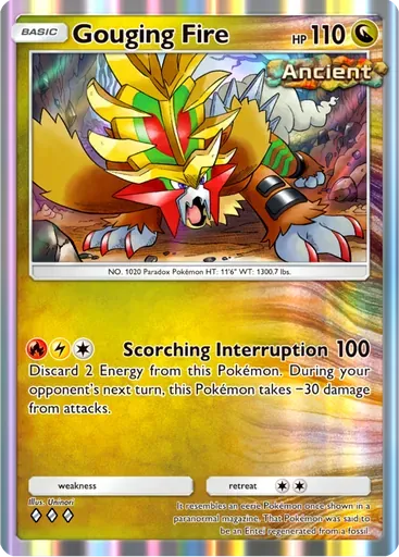 Gouging Fire card art (Paradox Drive)
