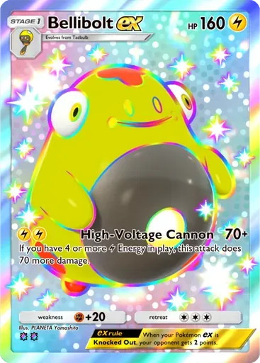 Bellibolt ex card art (Paradox Drive)