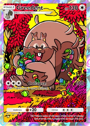 Greedent card art (Everyday Wonders)