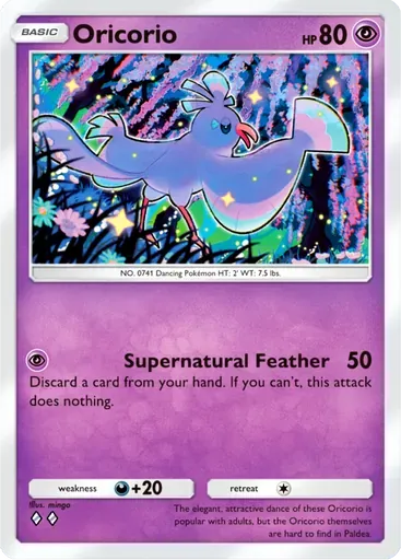 Oricorio card art (Ruler of the Skies)