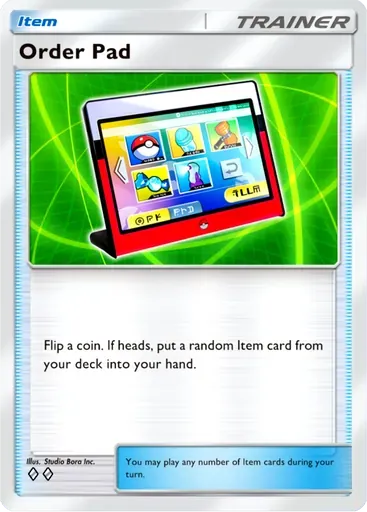 Order Pad card art (Ruler of the Skies)