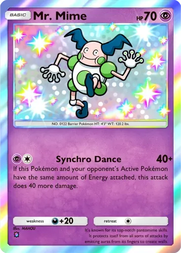 Mr. Mime card art (Ruler of the Skies)