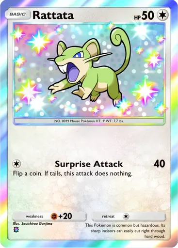 Rattata card art (Ruler of the Skies)