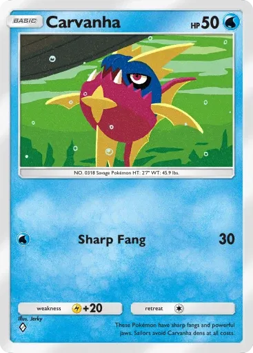 Carvanha card art (Deluxe Pack: Mega)