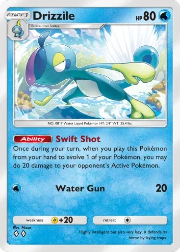 Drizzile card art (Deluxe Pack: Mega)