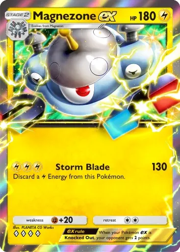 Magnezone ex card art (Deluxe Pack: Mega)