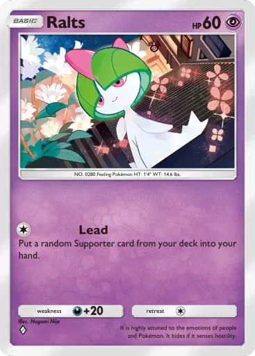 Ralts card art (Deluxe Pack: Mega)