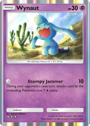 Wynaut card art (Deluxe Pack: Mega)