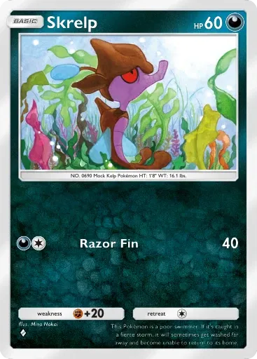 Skrelp card art (Deluxe Pack: Mega)