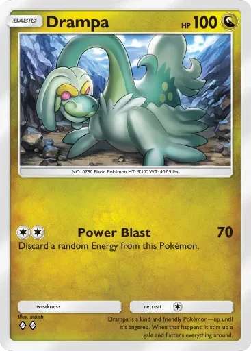 Drampa card art (Deluxe Pack: Mega)