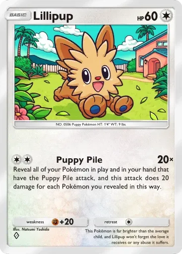 Lillipup card art (Deluxe Pack: Mega)