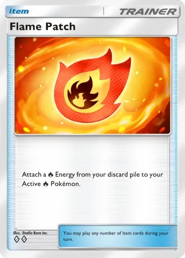 Flame Patch card art (Deluxe Pack: Mega)