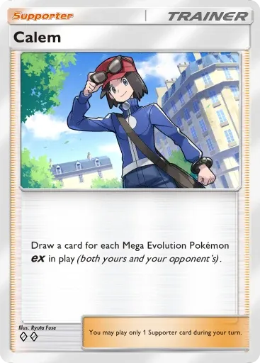 Calem card art (Deluxe Pack: Mega)