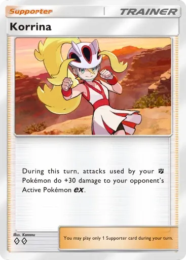 Korrina card art (Deluxe Pack: Mega)