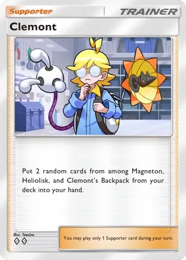 Clemont card art (Deluxe Pack: Mega)