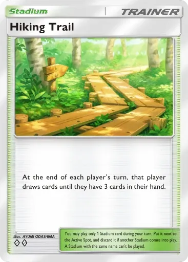 Hiking Trail card art (Deluxe Pack: Mega)