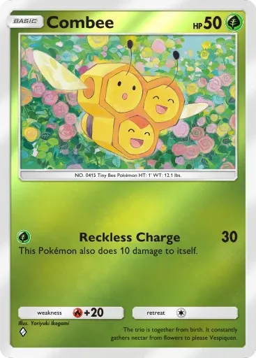 Combee card art (Deluxe Pack: Mega)