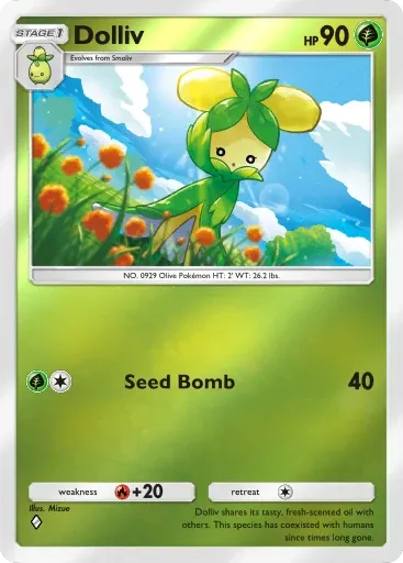 Dolliv card art (Deluxe Pack: Mega)