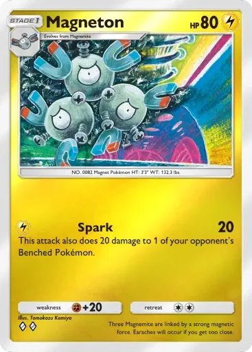 Magneton card art (Deluxe Pack: Mega)