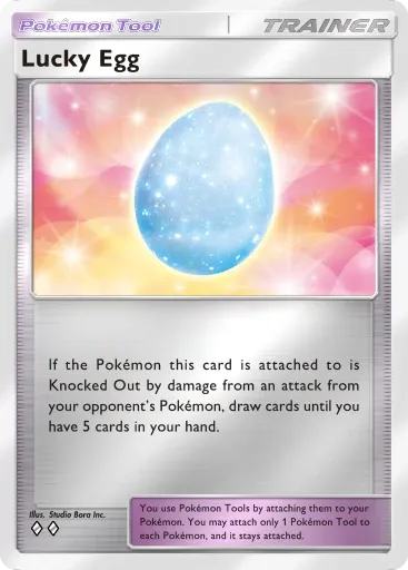 Lucky Egg card art (Deluxe Pack: Mega)