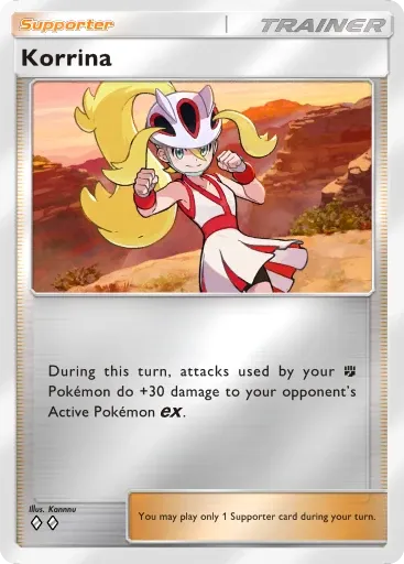 Korrina card art (Deluxe Pack: Mega)